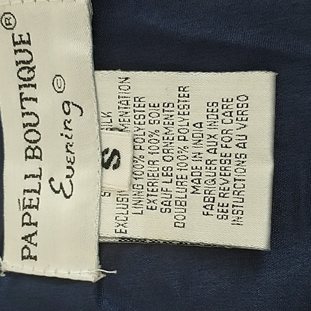 Papell Boutique Evening Beaded Sequins Jacket Vintage S - Picture 8 of 12